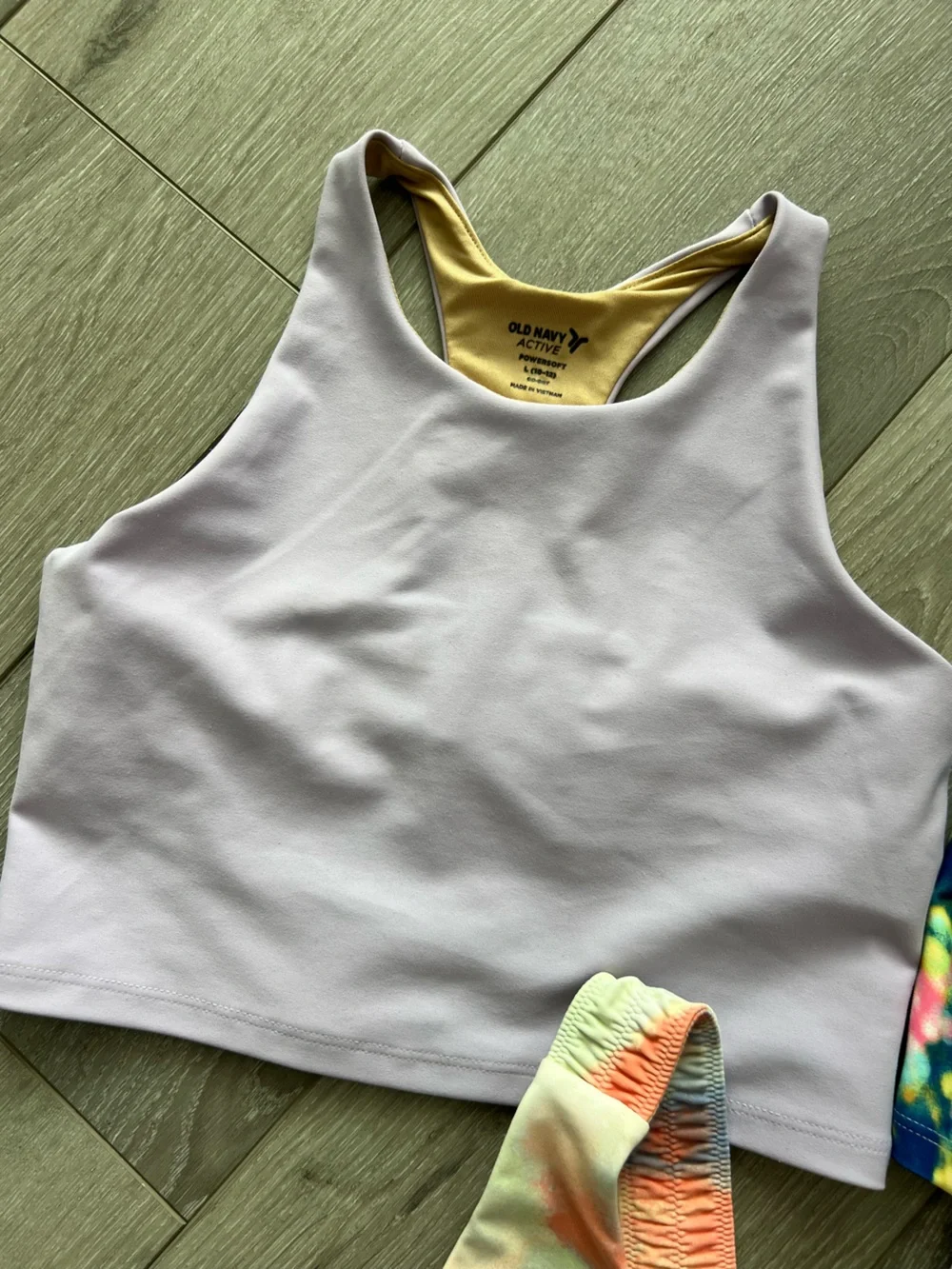 Old Navy Active Pastel Sports Bra Girls Size 10/12 L